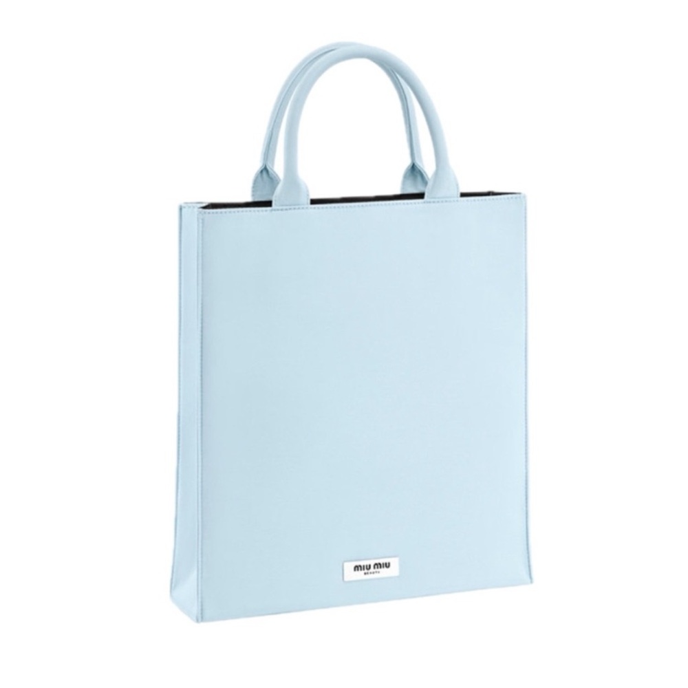 NWT - Miu Miu Blue Tote Bag with Handles
